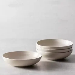 Kirklands Home Fortessa Sand Ceramic Pasta Bowls, Set of 4 Tan Outlet