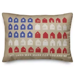 Kirklands Home Fourth of July This Land Indoor/Outdoor Pillow Discount