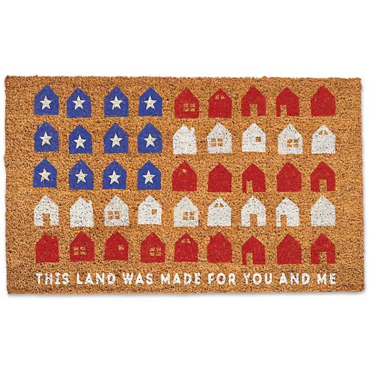 Kirklands Home Fourth of July This Land Coir Doomat Online