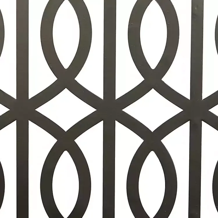 Kirklands Home Framed Matte Black Metal Wall Plaques, Set of 4 Best