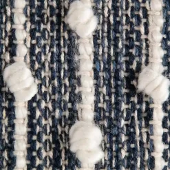 Kirklands Home French Recycled Cotton Accent Rug, 2x3 Blue Best