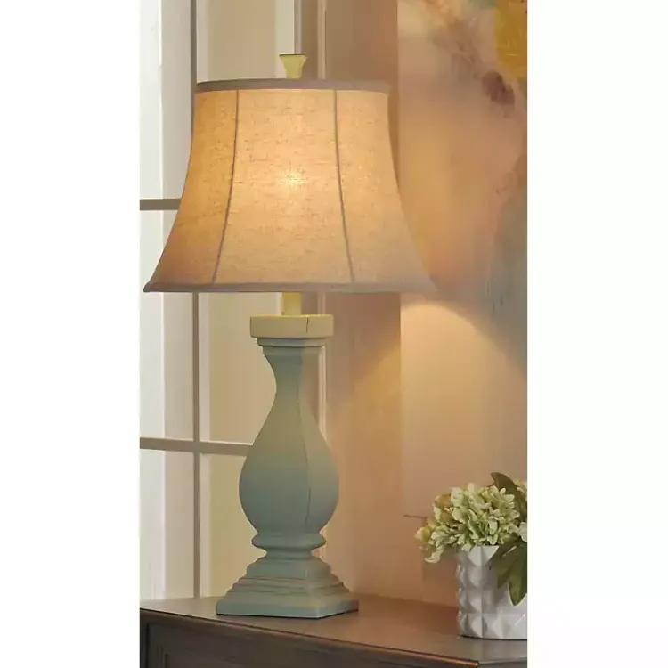 Kirklands Home French Green Classic Table Lamp Ivory Best