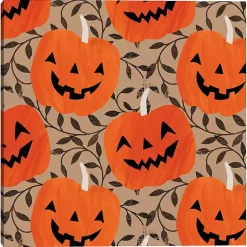Halloween>Kirklands Home Friendly Jack O Lanterns Canvas Art Print