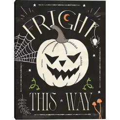 Halloween>Kirklands Home Fright This Way Canvas Art Print