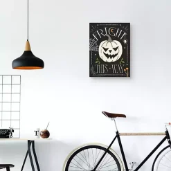 Halloween>Kirklands Home Fright This Way Canvas Art Print