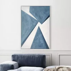 Kirklands Home From Below II Framed Canvas Art Print Blue