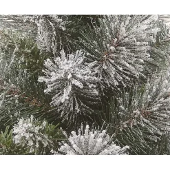 Christmas Arrangements & Garland>Kirklands Home Frosted Christmas Tree Arrangement in Red Bag