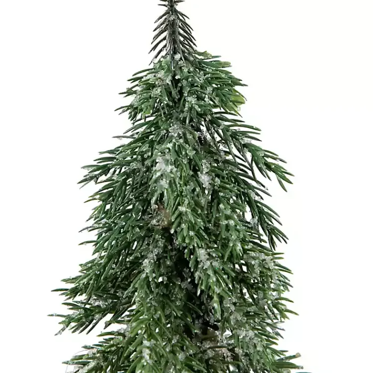 Christmas Decorations>Kirklands Home Frosted Pine Jute Base Christmas Tree