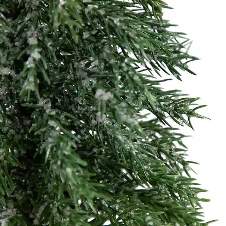 Christmas Decorations>Kirklands Home Frosted Pine Jute Base Christmas Tree
