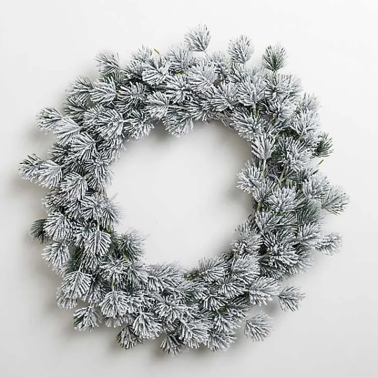 Christmas Wreaths>Kirklands Home Frosted Pinecone Cluster Christmas Wreath