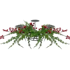 Arrangements & Greenery>Kirklands Home Frosted Winter Berry Christmas Centerpiece