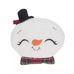 Christmas Pillows>Kirklands Home Frosty Snowman Double Sided Pillow White