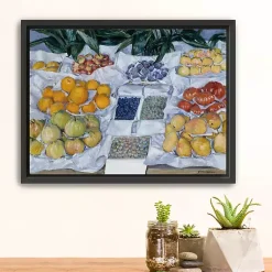 Kirklands Home Fruit Displayed on Stand Canvas Print, 26x20 in. Hot