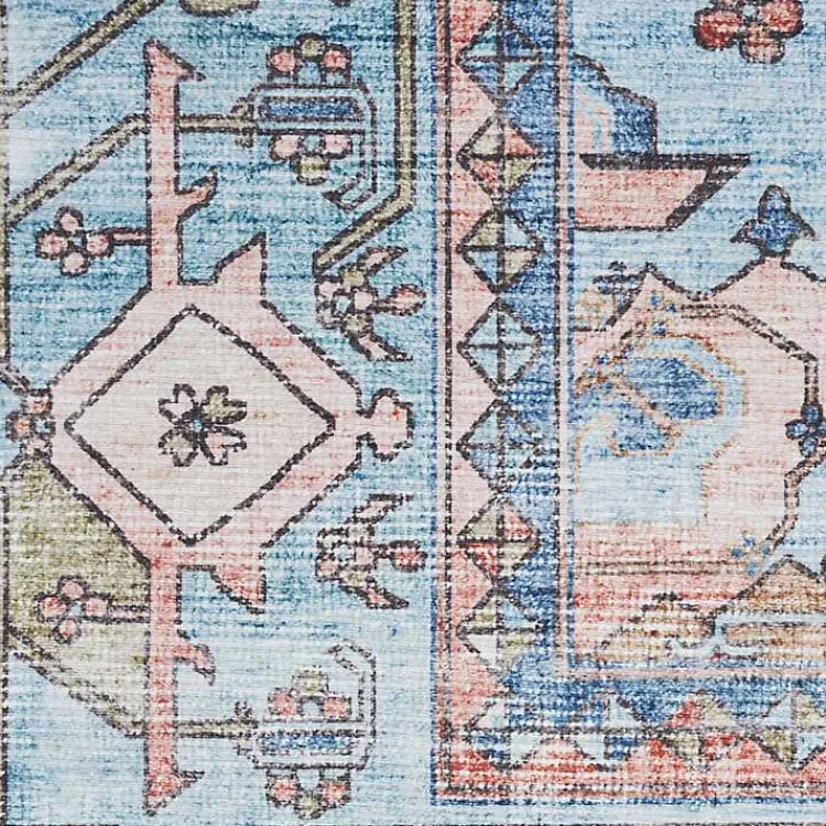 Kirklands Home Fulton Medallion Runner, 2x7 Blue Best