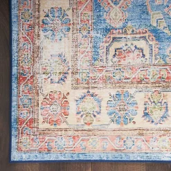 Kirklands Home Fulton Vintage Medallion Runner, 2x7 Blue Sale