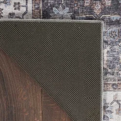 Kirklands Home Fulton Charcoal Medallion Area Rug, 5x7 Gray Discount