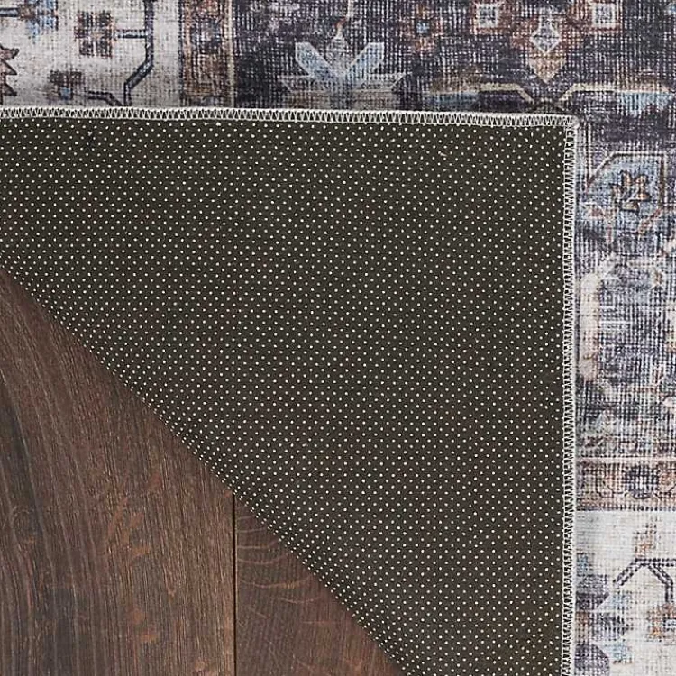 Kirklands Home Fulton Charcoal Medallion Area Rug, 5x7 Gray Discount