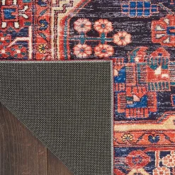 Kirklands Home Fulton Red Botanical Area Rug, 5x7 Discount