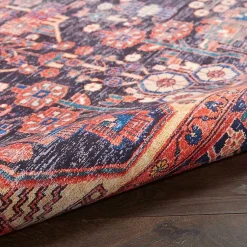 Kirklands Home Fulton Red Botanical Area Rug, 5x7 Discount