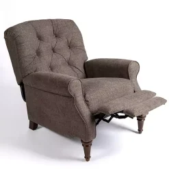 Kirklands Home Gabor Ash Tufted Upholstered Recliner Gray Best