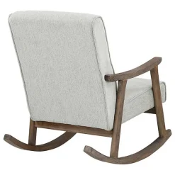 Kirklands Home Gainsborough Smoke Upholstered Rocking Chair Gray Clearance