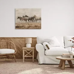 Kirklands Home Galloping Horse Herd Canvas Art Print, 40x30 in. Sale