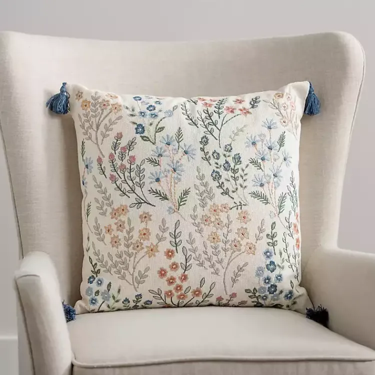 Pillows>Kirklands Home Garden Blooms Pillow