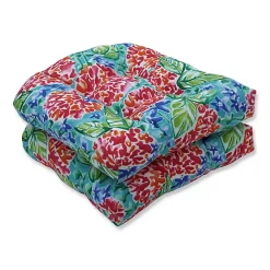 Kirklands Home Garden Blooms Wicker Seat Cushions, Set of 2 Multi