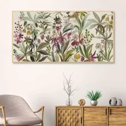 Kirklands Home Garden Delight Framed Canvas Art Print Multi Sale