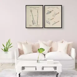 Kirklands Home Garden Tools Patent Framed Art Print Discount