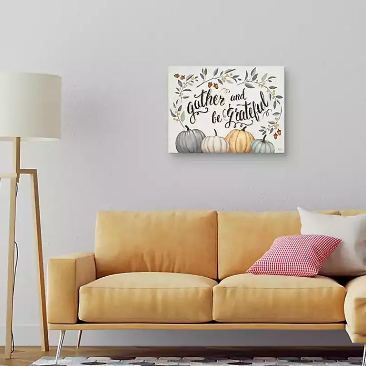 Fall>Kirklands Home Gather and Be Grateful Halloween Wall Plaque