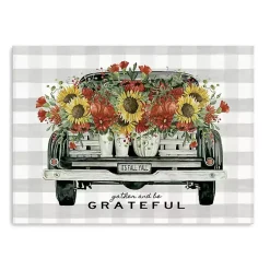 Fall>Kirklands Home Gather and Be Grateful Truck Canvas Art Print