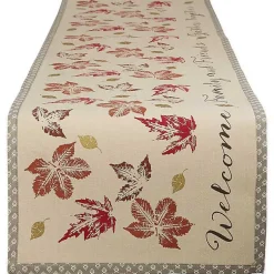 Fall>Kirklands Home Gather Together Fall Leaves Table Runner, 108 in.