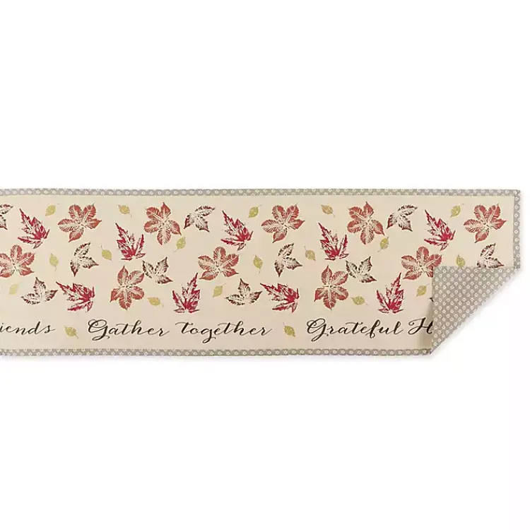Fall>Kirklands Home Gather Together Fall Leaves Table Runner, 108 in.