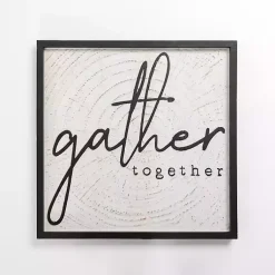 Kirklands Home Gather Together Framed Wall Plaque Best