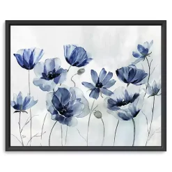 Kirklands Home Gentian Awakening Framed Canvas Art Print New