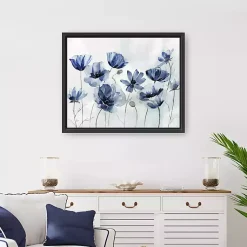 Kirklands Home Gentian Awakening Framed Canvas Art Print New