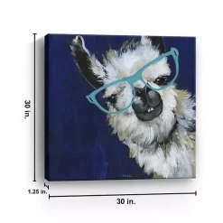 Kirklands Home Gentlemen Llama Canvas Art Print Clearance