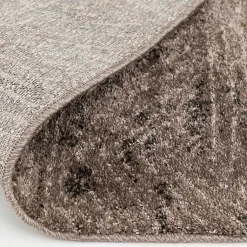 Kirklands Home Geometric Kourt Area Rug, 2x7 Brown Clearance