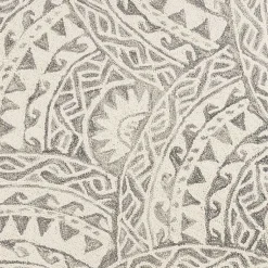 Kirklands Home Geometric Round Waves Area Rug, 6 ft. Clearance