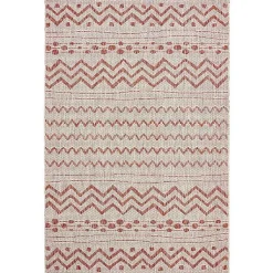 Kirklands Home Geometric Stripe Sun Shower Outdoor Area Rug, 7x9 Hot