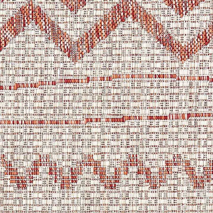 Kirklands Home Geometric Stripe Sun Shower Outdoor Area Rug, 7x9 Hot