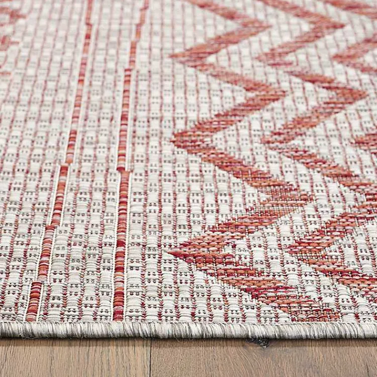 Kirklands Home Geometric Stripe Sun Shower Outdoor Area Rug, 7x9 Hot
