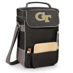 Kirklands Home Georgia Tech Yellow Jackets Wine & Cheese Tote Black Hot