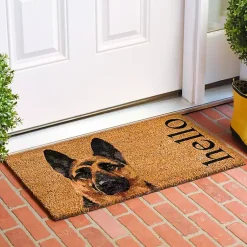Kirklands Home German Shepherd Hello Doormat