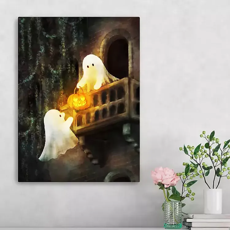 Halloween>Kirklands Home Ghostly Sweethearts Canvas Art Print