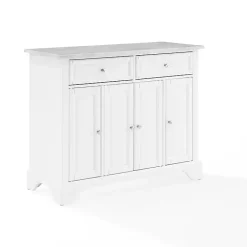 Kirklands Home Gia All Marble Kitchen Island White Discount