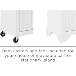 Kirklands Home Gia All Marble Kitchen Island White Discount