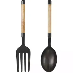 Kirklands Home Giant 2-pc. Spoon And Fork Wall Sculptures Discount