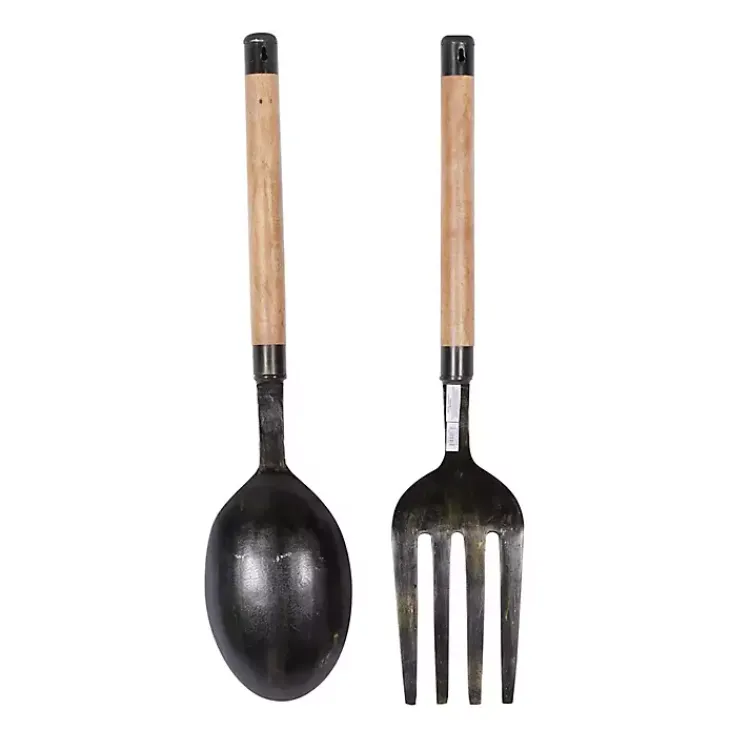 Kirklands Home Giant 2-pc. Spoon And Fork Wall Sculptures Discount